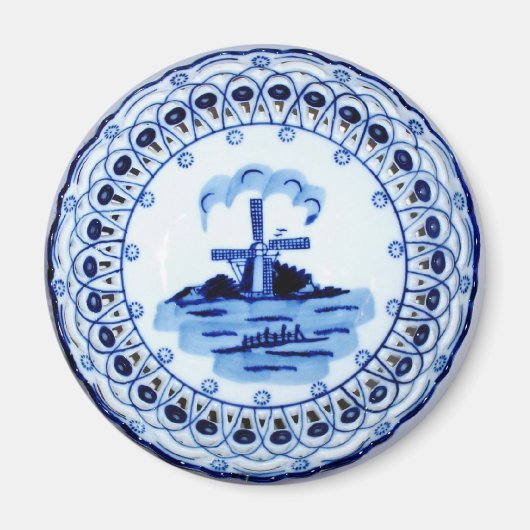 Mini Art Delft Bord Magneet (Voorkant)