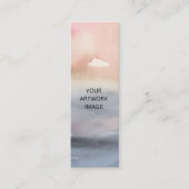 Mini Artiest Bladwijzer Sjabloon Mini Visitekaartje (Voorkant)