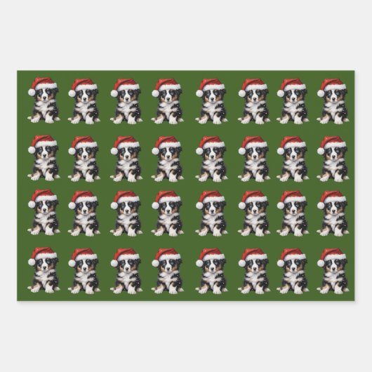 Mini Aussie 6 Vakantie Inpakpapier Vel (Voorkant 2)