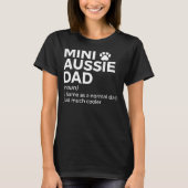 Mini Aussie Dad Definition Australian Shepherd Dad T-shirt (Voorkant)