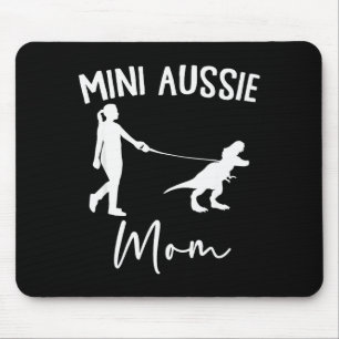 Mini Aussie Moeder Australian Shepherd Hond Dinosa Muismat