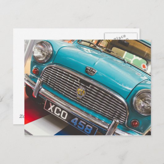 Mini Austin Briefkaart (Voorkant / Achterkant)