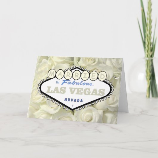 Mini Baby Breath Rozen GEMERKT in Las Vegas Kaart (Voorkant)