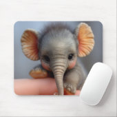 Mini-baby-olifant Muismat (Met muis)