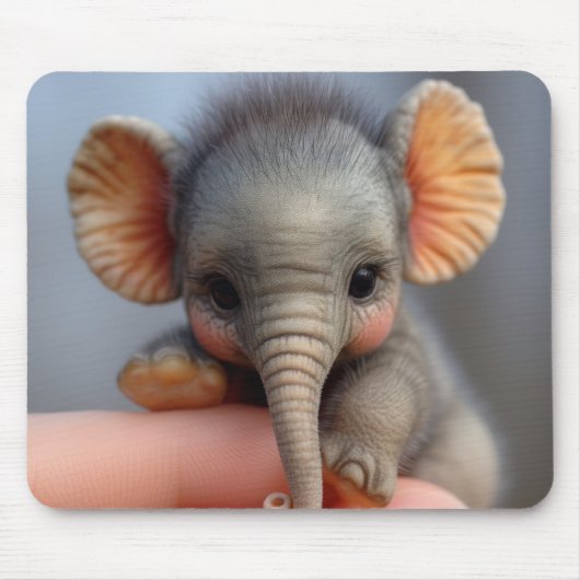 Mini-baby-olifant Muismat (Voorkant)