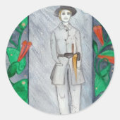 Mini Ball #1 Ronde Sticker (Voorkant)