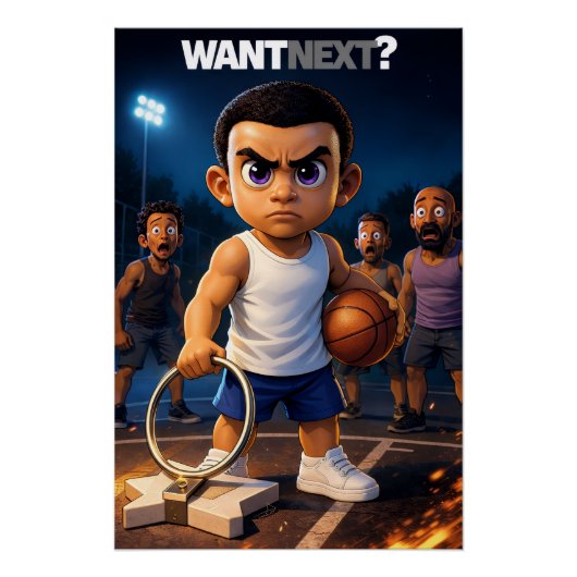 Mini Baller - Want Next Poster (Voorkant)