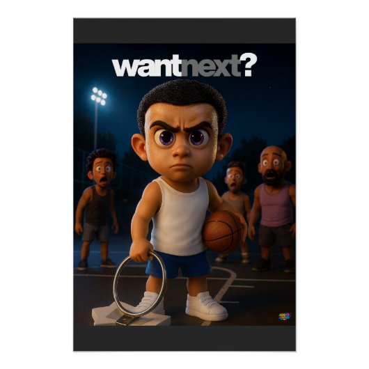 Mini Baller - Want Next Poster (Voorkant)