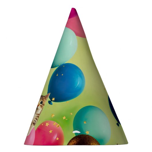 Mini Balloon Kat Pair - Pet van de Birthday Party Feesthoedjes (Rechts)