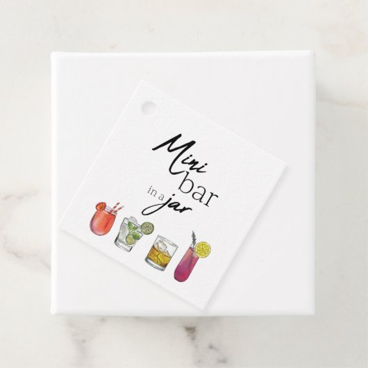 Mini Bar in een pot Labels (In situ)