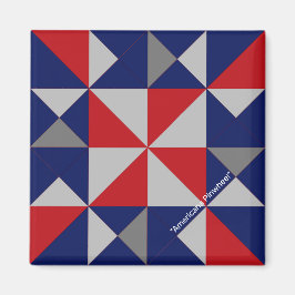 Mini Barn Quilt Americana Pinrad Magneet