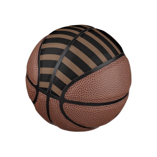 Mini basketbal met vette strepen voor indoor spel (Schuin)