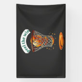 Mini Basketball Hoop Spandoek (Verticaal)