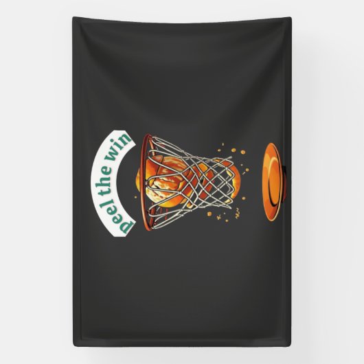 Mini Basketball Hoop Spandoek (Verticaal)
