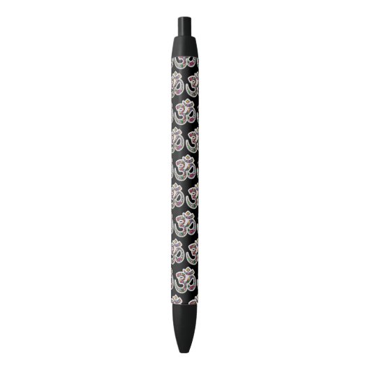 Mini Basketbalring Zwarte Inkt Pen (Voorkant Verticaal)