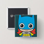 Mini Batgirl Vierkante Button 5,1 Cm (Voorkant /achterkant)