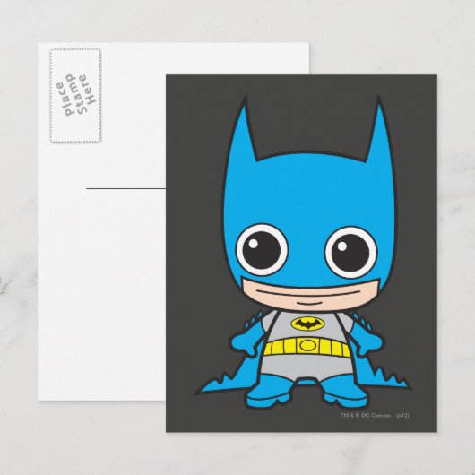 Mini Batman Briefkaart (Voorkant / Achterkant)