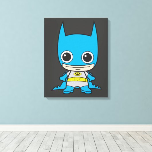 Mini Batman Canvas Afdruk (Insitu (Houten vloer))