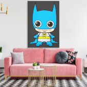 Mini Batman Canvas Afdruk (Insitu (Woonkamer))