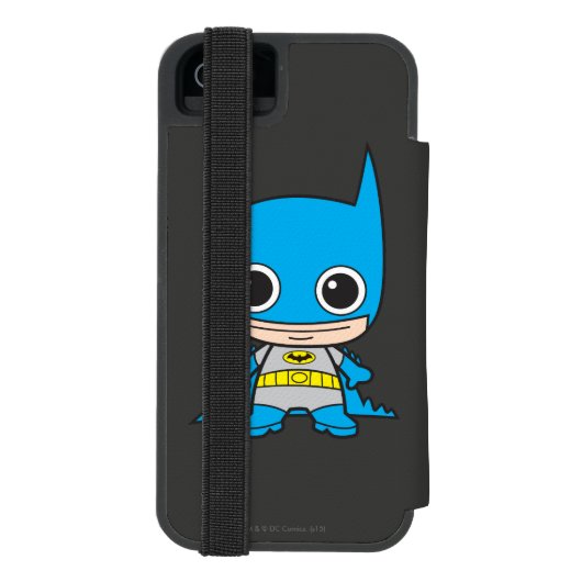 Mini Batman Incipio iPhone Portemonnee Hoesje (Agenda Achterkant)