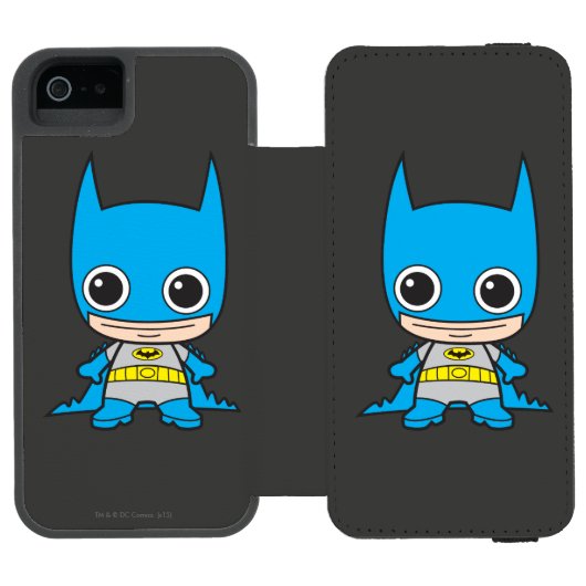 Mini Batman Incipio iPhone Portemonnee Hoesje (Agenda Open)