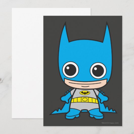Mini Batman Kaart (Voorkant / Achterkant)