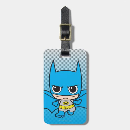 Mini Batman onderweg Bagagelabel (Voorkant verticaal)