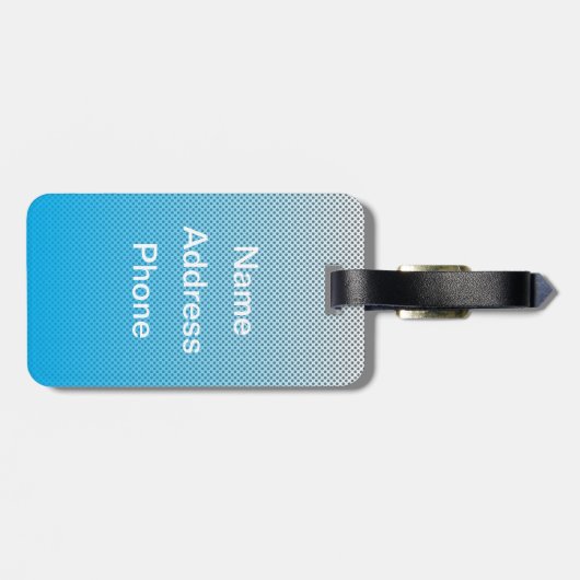 Mini Batman onderweg Bagagelabel (Achterkant horizontaal)