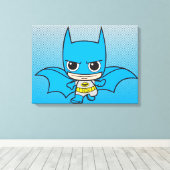 Mini Batman onderweg Canvas Afdruk (Insitu (Houten vloer))