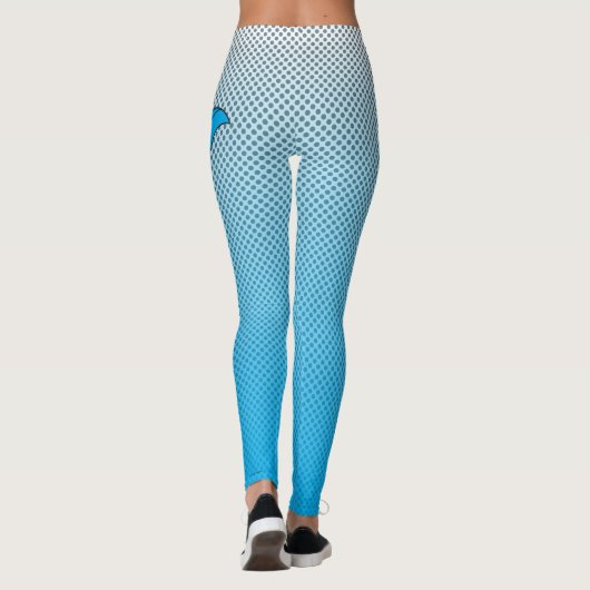 Mini Batman onderweg Leggings (Achterkant)