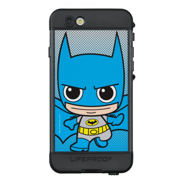 Mini Batman onderweg LifeProof iPhone Hoesje (Achterkant)