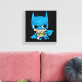 Mini Batman Sketch Canvas Afdruk (Insitu (Woonkamer))