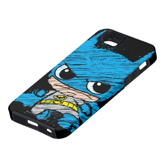 Mini Batman Sketch Case-Mate iPhone Case (Onderkant)