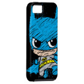 Mini Batman Sketch Case-Mate iPhone Case (Back/Rechts)