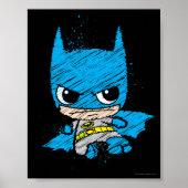 Mini Batman Sketch Poster (Voorkant)