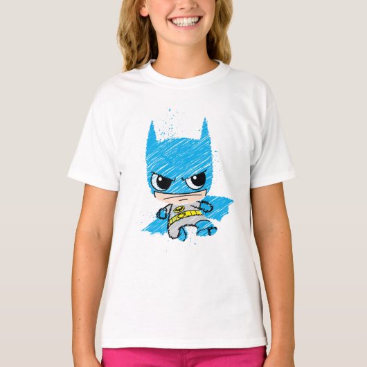 Mini Batman Sketch T-shirt (Voorkant)