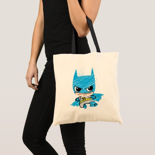 Mini Batman Sketch Tote Bag (Voorkant (product))