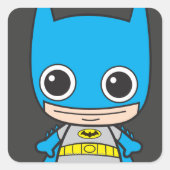 Mini Batman Vierkante Sticker (Voorkant)