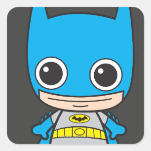 Mini Batman Vierkante Sticker