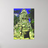 Mini Bayon [Redux] ... Siem Reap, Cambodja Canvas Afdruk (Voorkant)