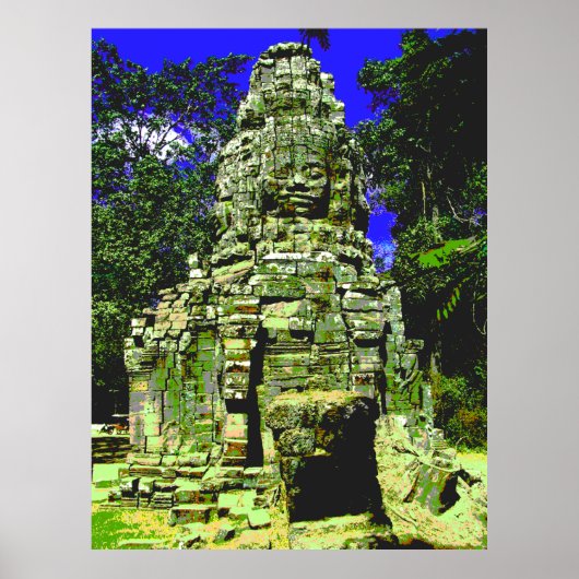 Mini Bayon [Redux] ... Siem Reap, Cambodja Poster (Voorkant)