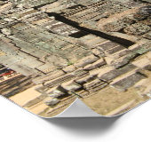 Mini Bayon ... Ta Prohm, Angkor Wat, Cambodja Poster (Hoek)