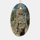 Mini Bayon ... Ta Prohm, Siem Reap, Cambodja Keramisch Ornament (Rechts)