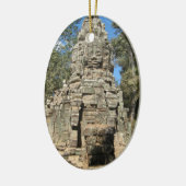 Mini Bayon ... Ta Prohm, Siem Reap, Cambodja Keramisch Ornament (Links)