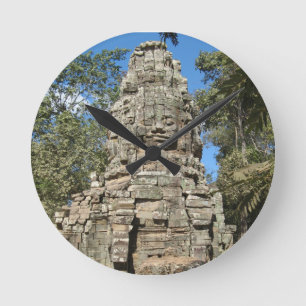 Mini Bayon ... Ta Prohm, Siem Reap, Cambodja Ronde Klok