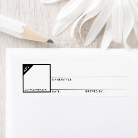 Mini Beer Bottle Labels voor thuisbrouwen (Insitu)