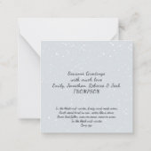 MINI Beer Snow Princess Bleak Midwinter Holiday Notitiekaartje (Achterkant)