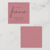 MINI | Beslissingen op vooreeuwig Roos behalve dat Notitiekaartje (Voorkant / Achterkant)