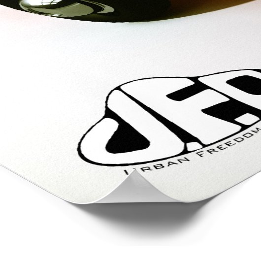 Mini Bike Camper Ladybug-Poster Poster (Hoek)