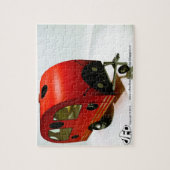 Mini Bike Camper Ladybug-stijl Puzzle Legpuzzel (Verticaal)